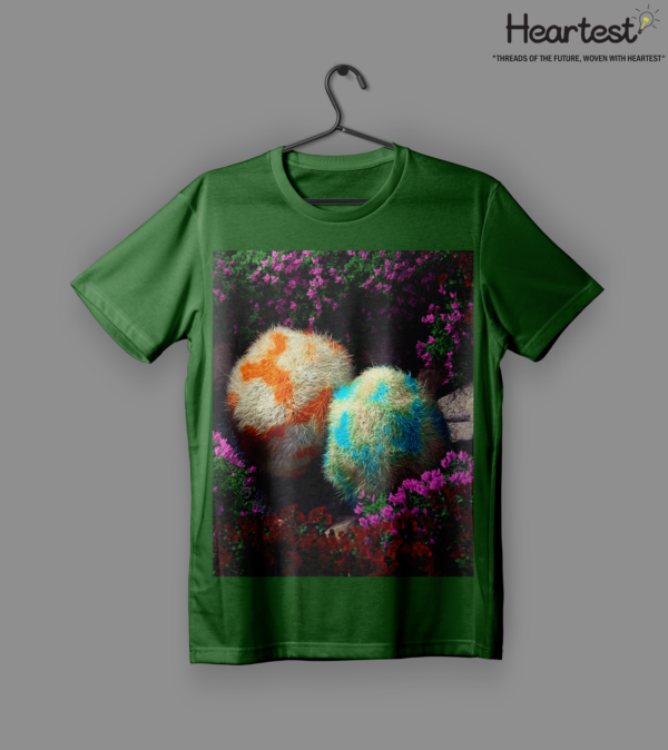 Natural Fur Fabric Eggs T-Shirt